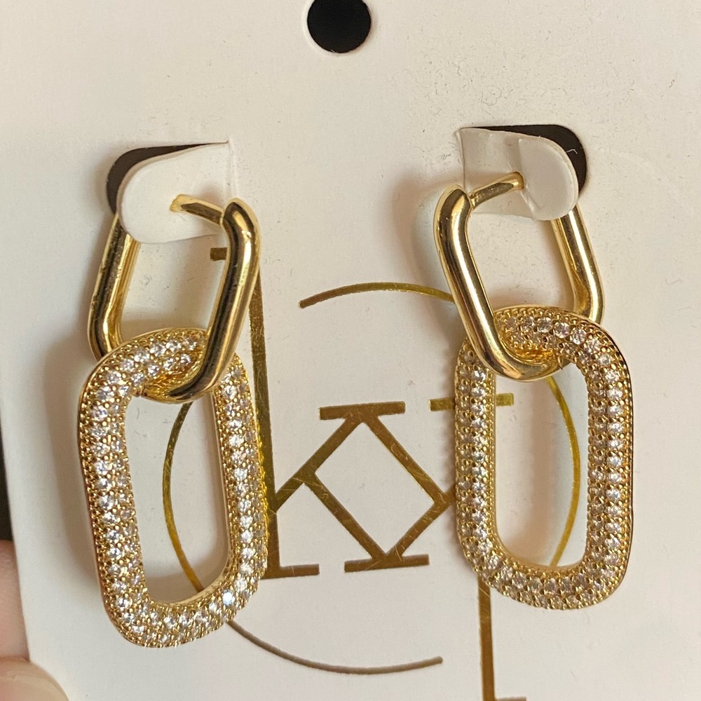 Gold Kristalize earrings